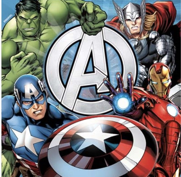 Marvel Avengers Large Napkins x 16